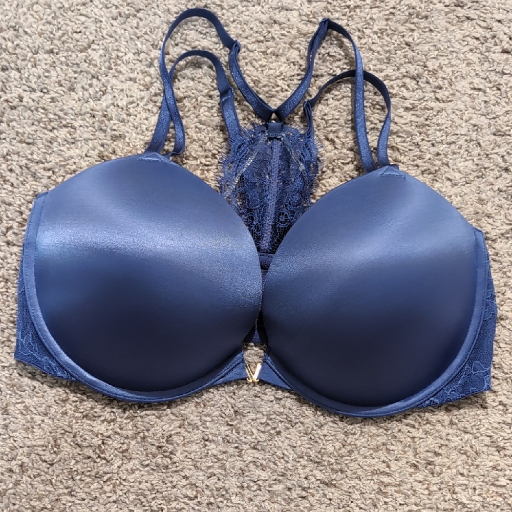 Victoria's Secret Midnight Blue Lace Bra